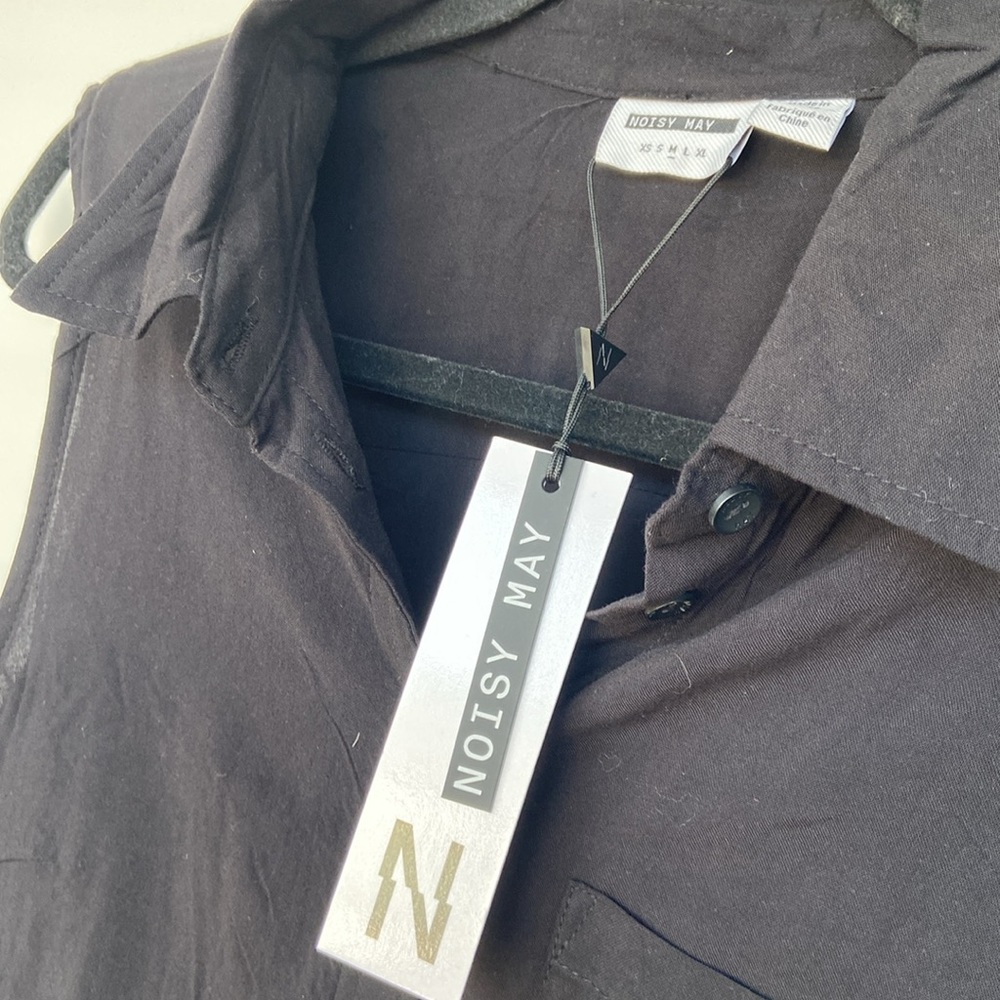 Noisy May Rhea Button Down Dress NWT